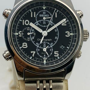 Seiko 7t32 Chronograph - Etsy Canada