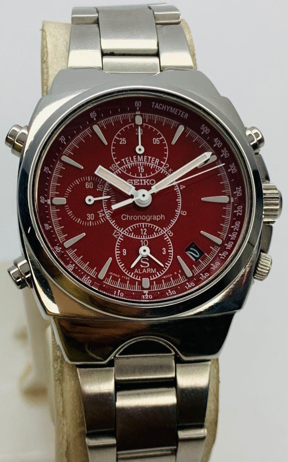 Seiko Chronograph 7t32 Mens - Etsy