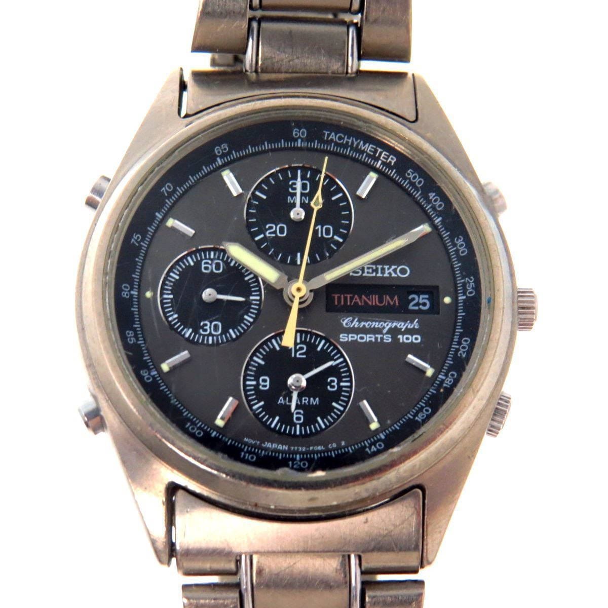 seiko quartz chronograph sports 100