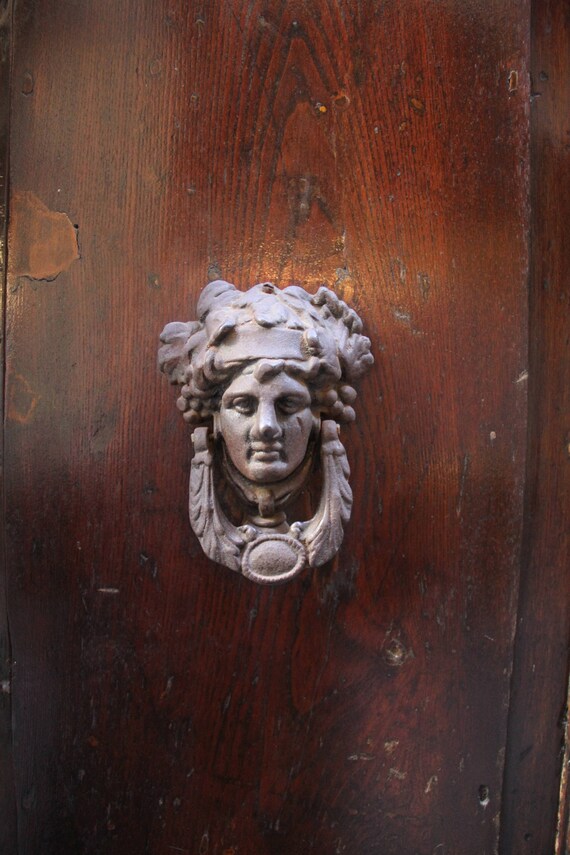 Ornate Figural Italian Door Knocker Luxury Print Venice Italy | Etsy