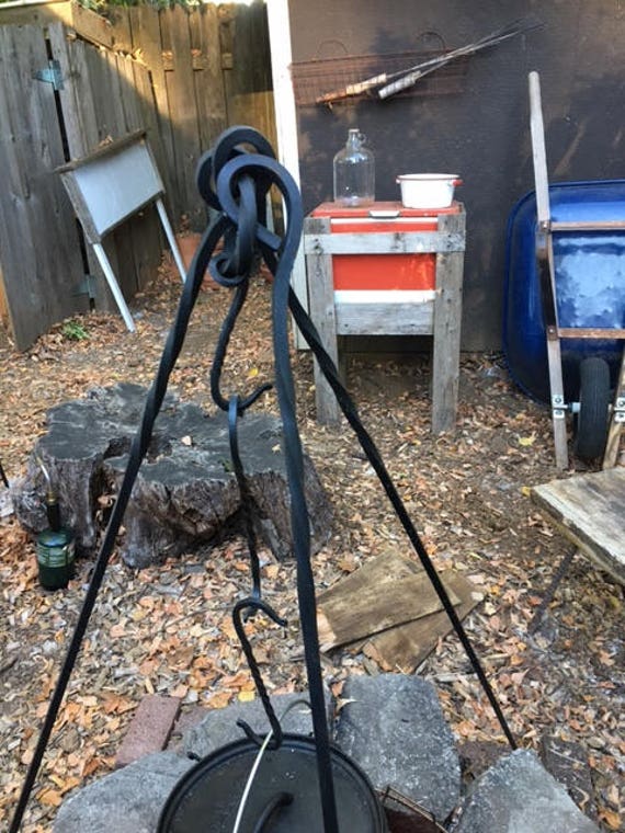 Firepit Tripod Kettle Prop Etsy