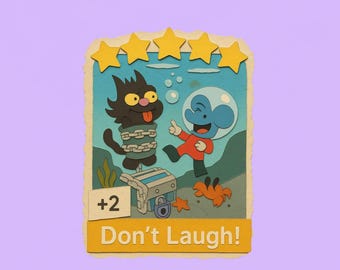 Don't Laught! - Monopoly_Go Sticker 5 Star Album ( fast sent )