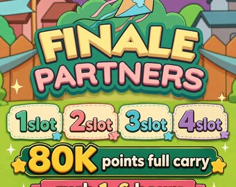 Monopoly_Go Partners Events - FINALE Partners (Full Carry Service 80K Point)