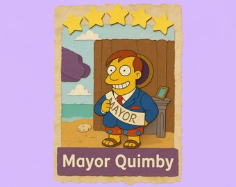 Mayor Quimby - Monopoly_Go Sticker 5 Star Album ( fast sent )