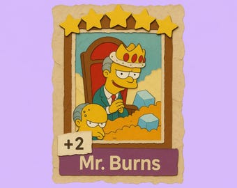 Mr. Burn - Monopoly_Go Sticker 5 Star Album ( fast sent )