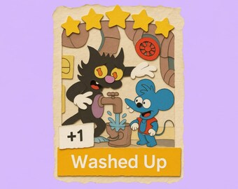 Washed Up - Monopoly_Go Sticker 5 Star Album ( fast sent )
