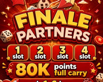 Monopoly_Go Partners Events - FINALE Partners (Full Carry Service 80K Point)