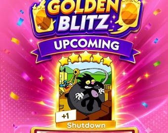 Golden Blitz Event - Monopoly_GO 5 Star Stickers - Fast Delivery ( Shutdown )