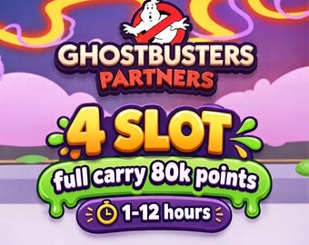 4 Slot - GHOSTBUSTERS PARTNERS Partners Monopoly_GO Full Carry - Quick Respons