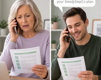 Phone Scam Protection | Senior Tech Help | Suspicious Call Safety Caregiver Printable Guide