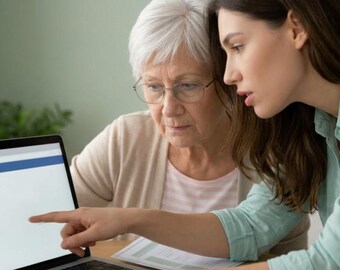 Facebook Scam Warning for Seniors | Help Aging Parents Avoid Facebook Scams | Online Safety Printable