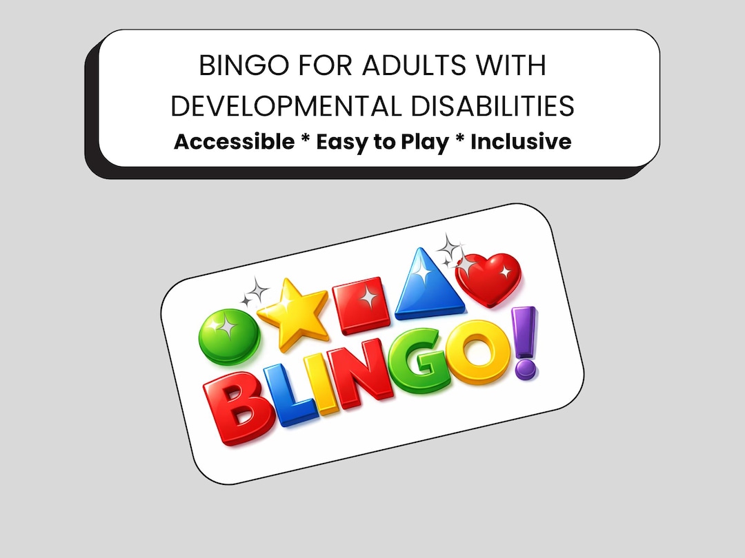 Accessible Bingo Game for Adults With Intellectual Disabilities
