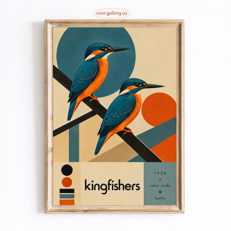 Bahaouse Design Bauhaus Wall Art Bird - Etsy