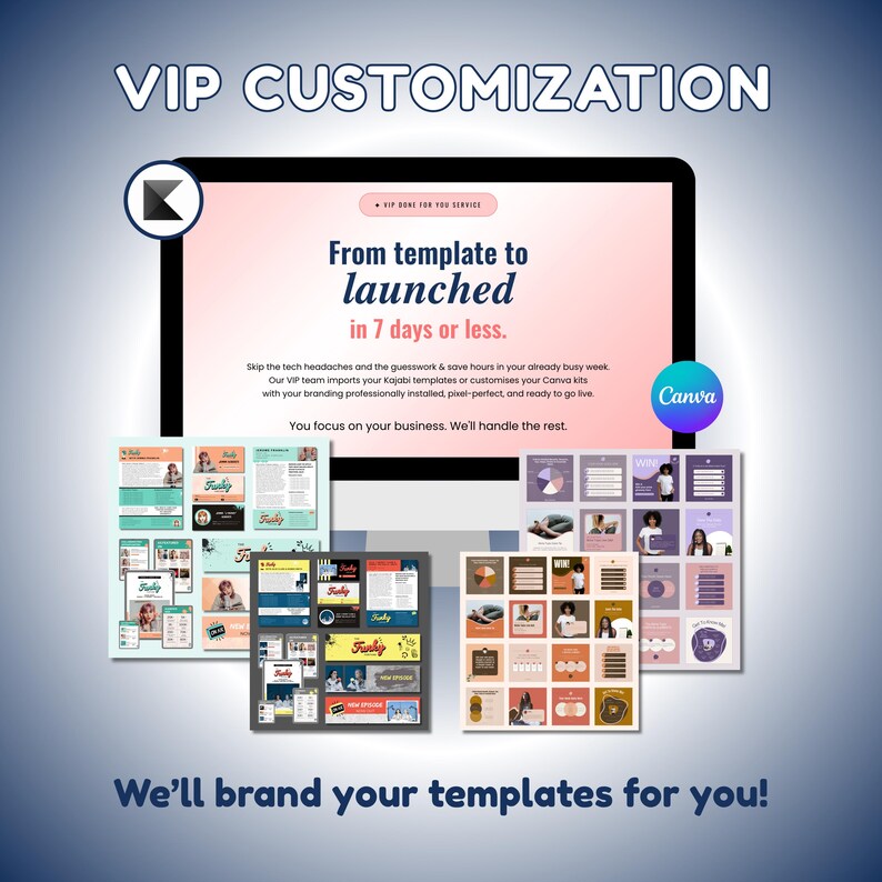 Edgy Grunge Business Branding Kit Canva – Media Press Kit, One Sheets, Email Signatures image 13