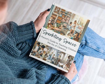PDF - En föräldraguide för att lära barn glädjen i städning | Städbok för barn | Sysslor som motivation för barn