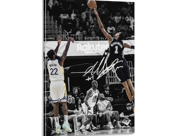 Victor Wembanyama Art Poster Classic Moments Wall Art Picture Painting Poster Canvas Print Artworks Bedroom Living Room Decor