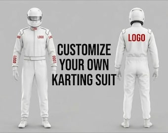 Traje de karting personalizado – Ropa de competición de automovilismo personalizada | Traje de karting con sublimación completa y logotipo | Indumentaria de piloto profesional