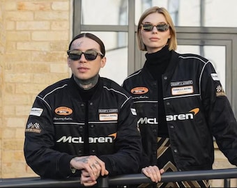 Chaqueta McLaren Racing, estilo Fórmula 1 | Camiseta gratis