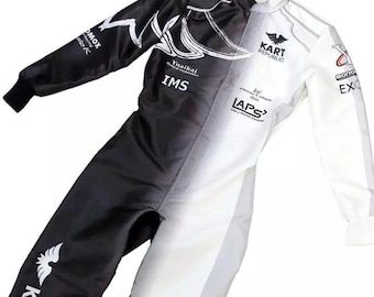 F1 Grand Prix Go Kart Racing Suit: CIK/FIA Level 2 Approved with Free Gift of T-Shirt & Balaclava