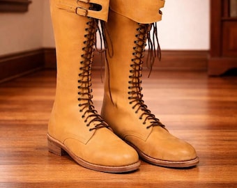 Botas de montar de cuero marrón hechas a mano, botas altas de equitación, botas de polo, botas de montar a caballo personalizadas, botas de lujo vintage, calcetines gratis
