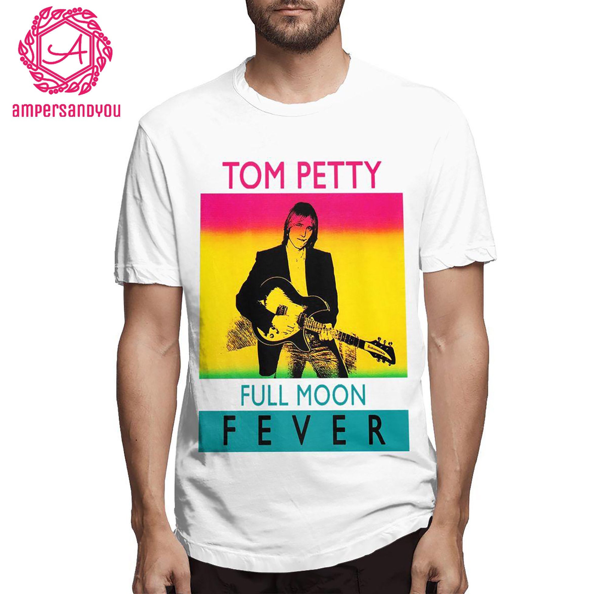Tom Petty T Shirt Full Moon Fever 100 