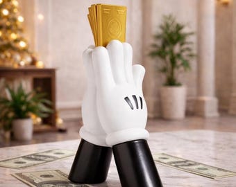 Modern Hand Sculpture – Contemporary Resin Art Decor for Desk, Shelf & Home
