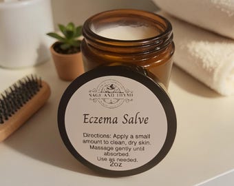 Eczema Salve, Eczema balm, herbal balm, herbal salve, salve, balm