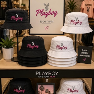 Playboy Bucket Hat - Etsy