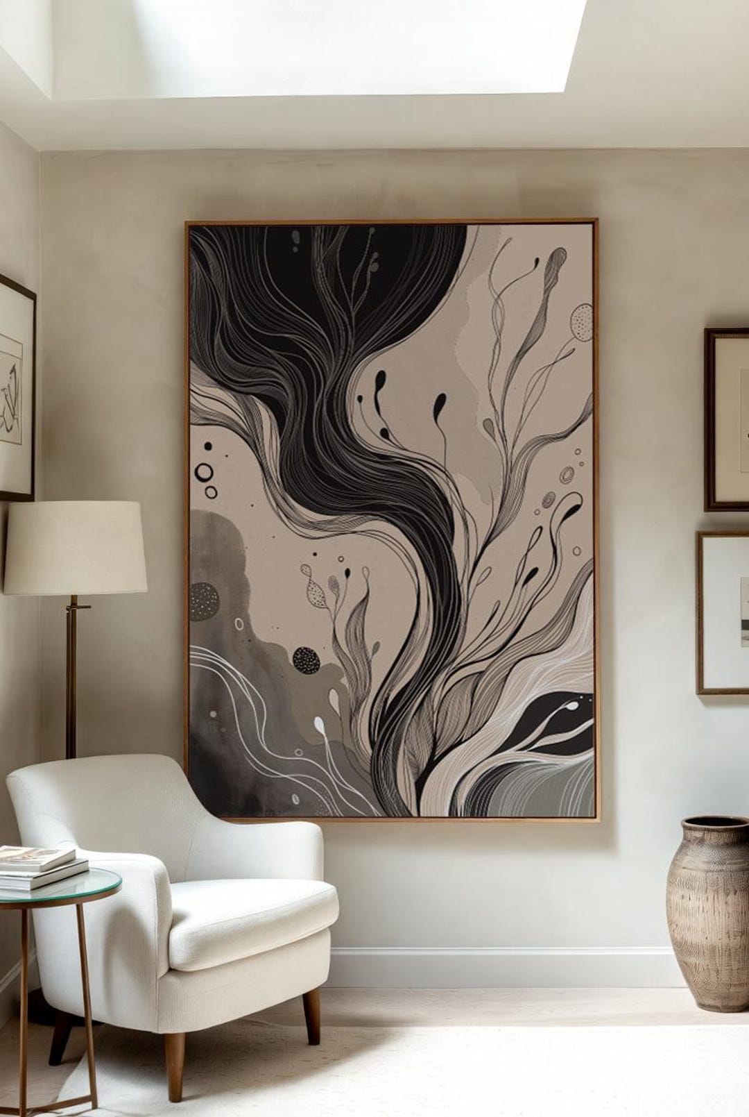 Merging Rivers Confluence – Emphasizes the Flowing, River-like Merging of Lines. - Etsy