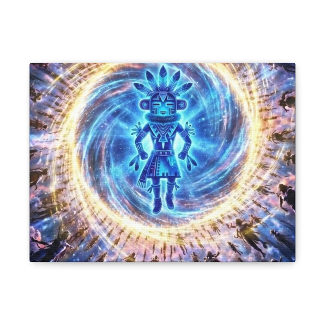 Aztec Spirit Portal Matte Canvas | Stretched Wall Art - Etsy