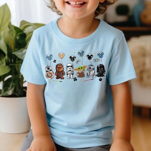 Star Wars Character PNG , Star Wars Disney Balloon Tee, Star Wars gift Shirt, Star War T-shirt, Baby Yoda, Star war Disneyland Vacation png image 5