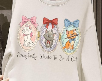 Disney Aristrocats PNG, Marie Toulous Berliz Retro Digital Download, Cute Disney Cat Family Sublimation, Vintage Paris Cat Design