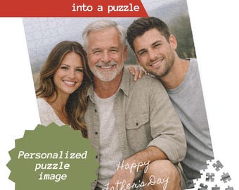 Rompecabezas fotográfico personalizado Regalo de cumpleaños para papá Rompecabezas de recuerdos Recuerdo familiar Rompecabezas de fotos personalizado Regalo de aniversario para parejas para él y para ella
