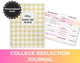 Diario de reflexión sobre la visita a la universidad Organizador de ambiente para el recorrido por el campus Cuaderno de seguimiento de admisión de estudiantes de secundaria Libro de trabajo para la selección de la universidad