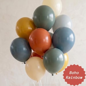 Kuratierte Luftballons Boho Regenbogen Hippy Chic Thema Geburtstag Ballon Party Dekoration Abschlussfeier Bundle Pastell Baby Shower Ästhetik