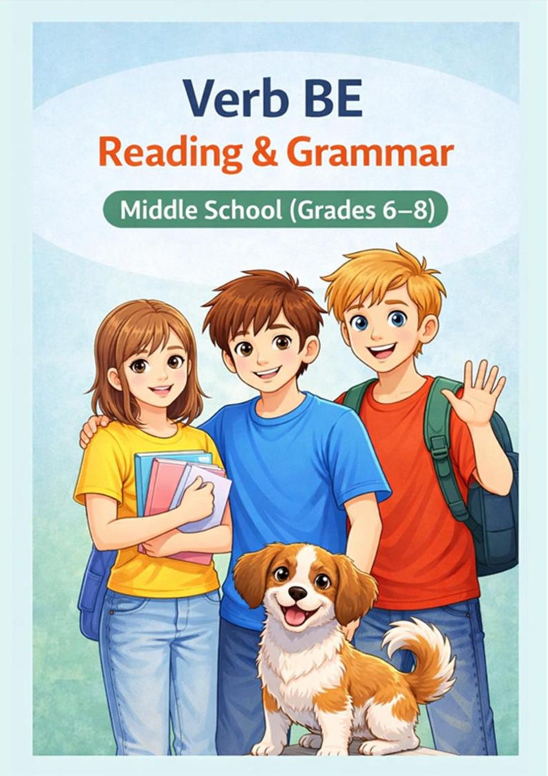 Verb to Be Reading and Grammar Worksheets_middle School Print and