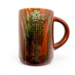 Vintage Soviet beer mug, Vasylkiv Maiolica Factory, Ukrainian SSR, USSR, 1970s
