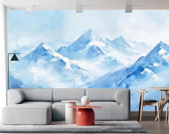 Serene Mountainscape Peel and Stick Wallpaper: 61ST