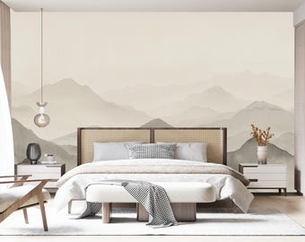 Foggy Peak Wallpaper Peel and Stick Wallpaper: 53ST