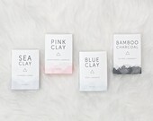 Set of 4 Soaps. Handcrafted. Vegan. Cold Process Soap. Soap Gift Set.
