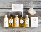 Ultimate Bath Gift Set. 100 Percent Natural Ingredients. Sampler Spa Gift Set. Vegan. Handcrafted. Gift Box.