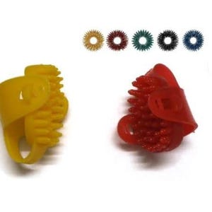 Conjunto de Acupressão HPS Sujok: Ferramenta Jimmy, Almofada para Polegar e Anel (Conjunto de 9 peças)