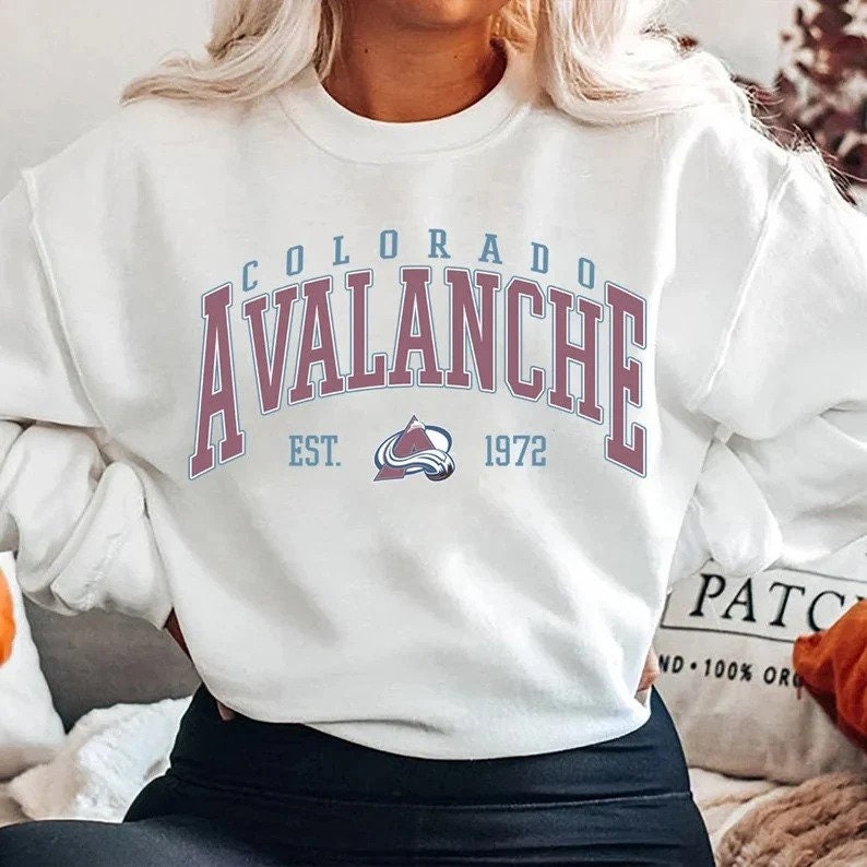 Colorado Avalanche Sweatshirt - Etsy