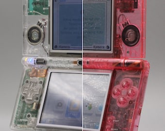 Nintendo DSi ∗ USB-C Port ∗ Transparent Shell ∗ New Touchscreen ∗ New, Larger Battery ∗ Carrying Case