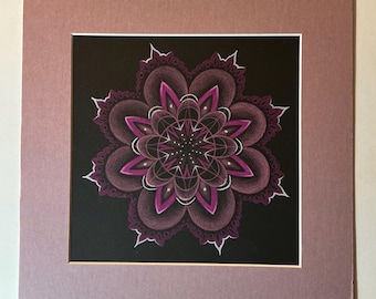 Hope series #6, original colored pencil drawing