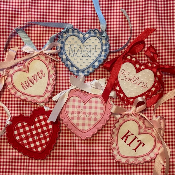 Valentine’s Heart Basket Tag