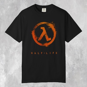 Half-Life Lambda Logo Shirt | Videospiel Retro Wissenschafts Symbol, Unisex T-Shirt