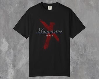 -shirt RPG rétro Xenogears | Logo minimaliste X, t-shirt japonais pour jeu vidéo PS1