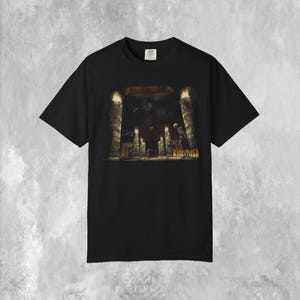 キングス・フィールドIV Tシャツ、ダークゴシック美学、ユニセックスコットンTシャツ