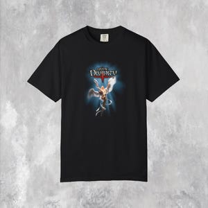 Divine Divine Retro Game T-shirt | RPG PC Klassisk, Fantasy Angel Graphic Unisex T-shirt